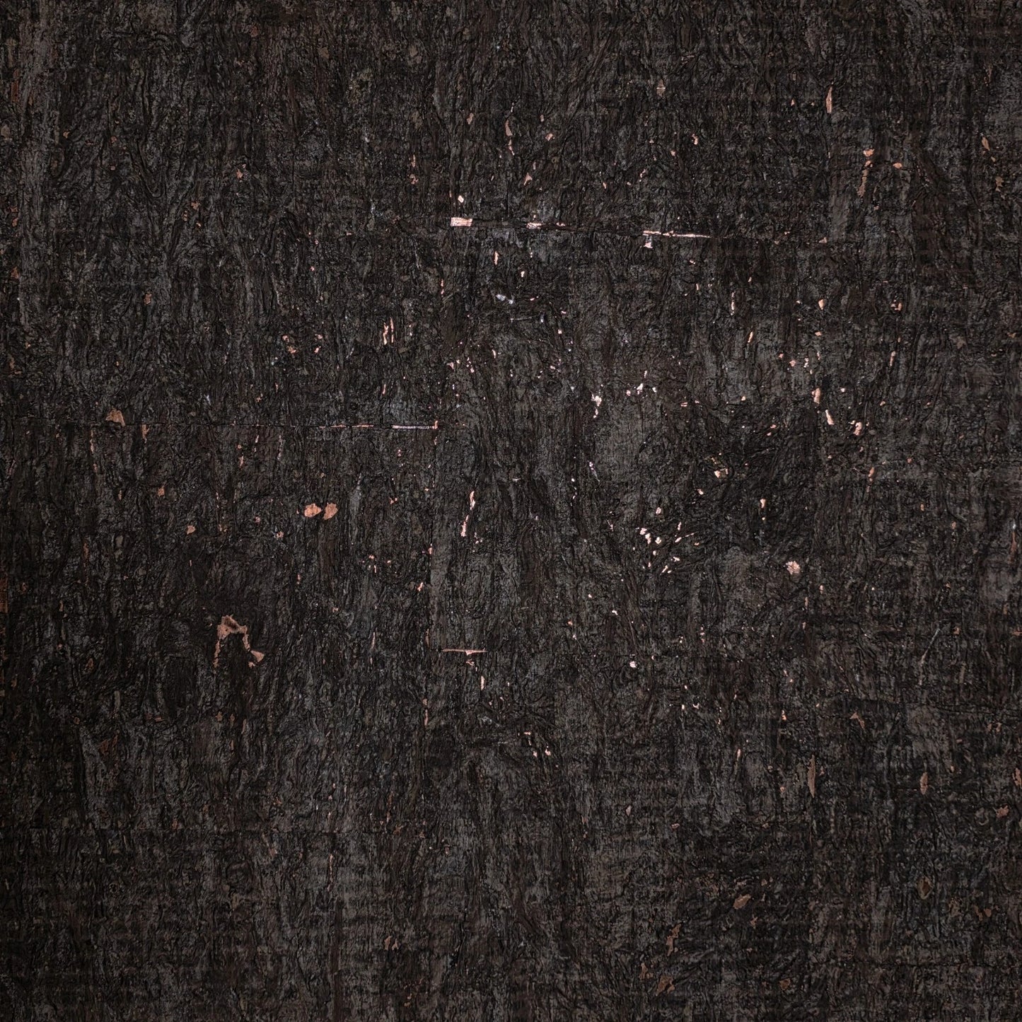 WM403KCC Real Natural cork organic dark brown copper metallic foil textured eco Wallpaper