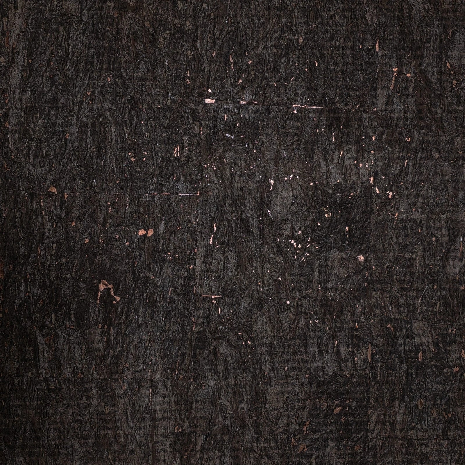 WM403KCC Real Natural cork organic dark brown copper metallic foil textured eco Wallpaper