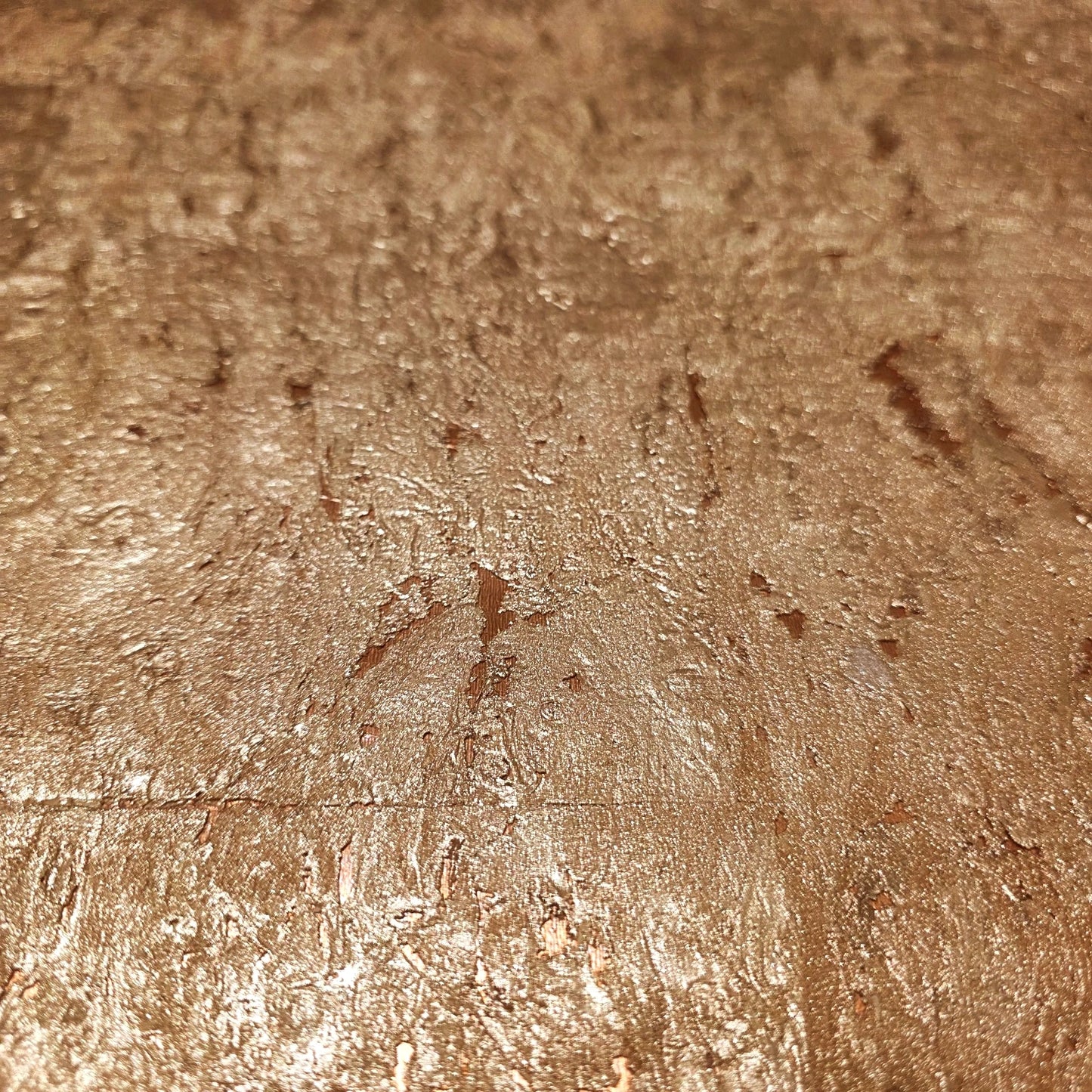 WM501KCC Real Natural cork warm rose gold copper metallic textured modern eco Wallpaper