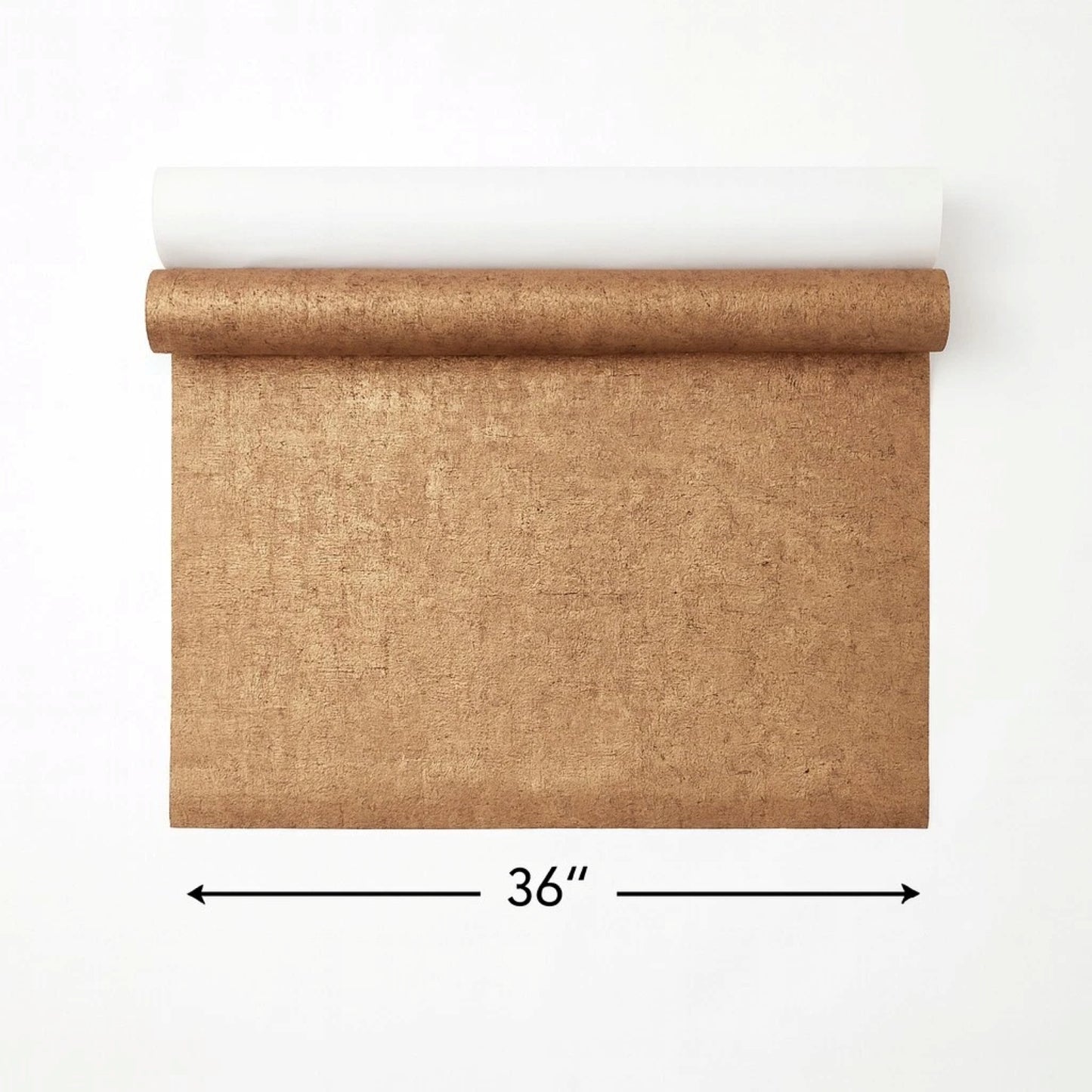 WM501KCC Real Natural cork warm rose gold copper metallic textured modern eco Wallpaper