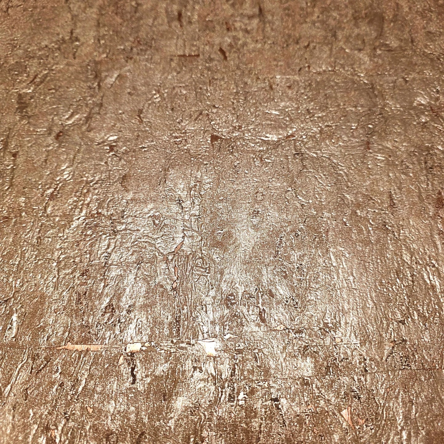 WM501KCC Real Natural cork warm rose gold copper metallic textured modern eco Wallpaper