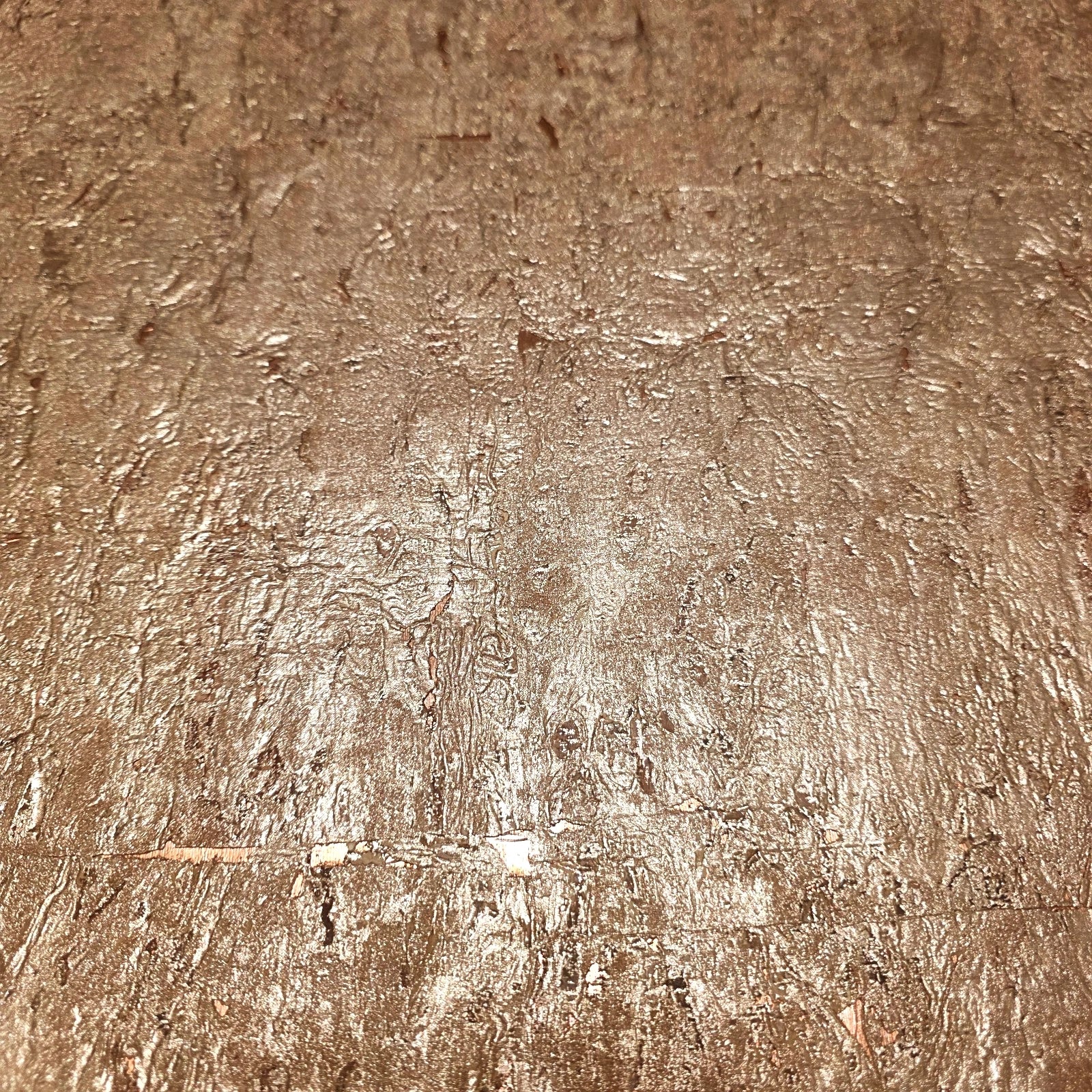 WM501KCC Real Natural cork warm rose gold copper metallic textured modern eco Wallpaper