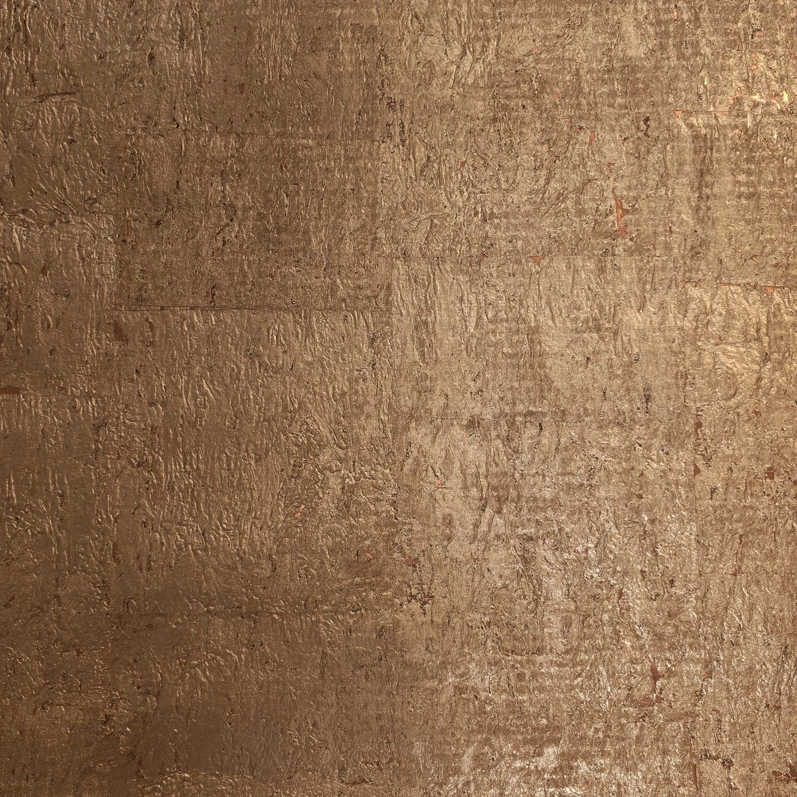 WM501KCC Real Natural cork warm rose gold copper metallic textured modern eco Wallpaper