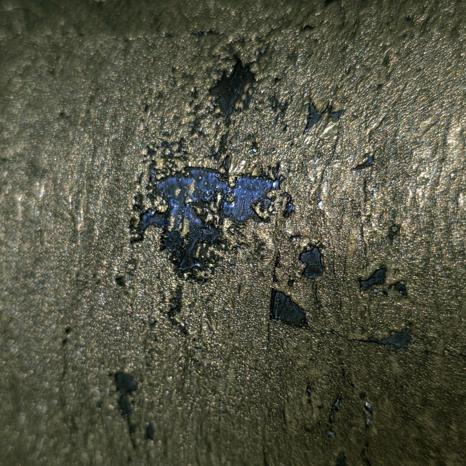 WM811KCS Real Natural cork organic dark Brass metallic black textured eco Wallpaper rolls