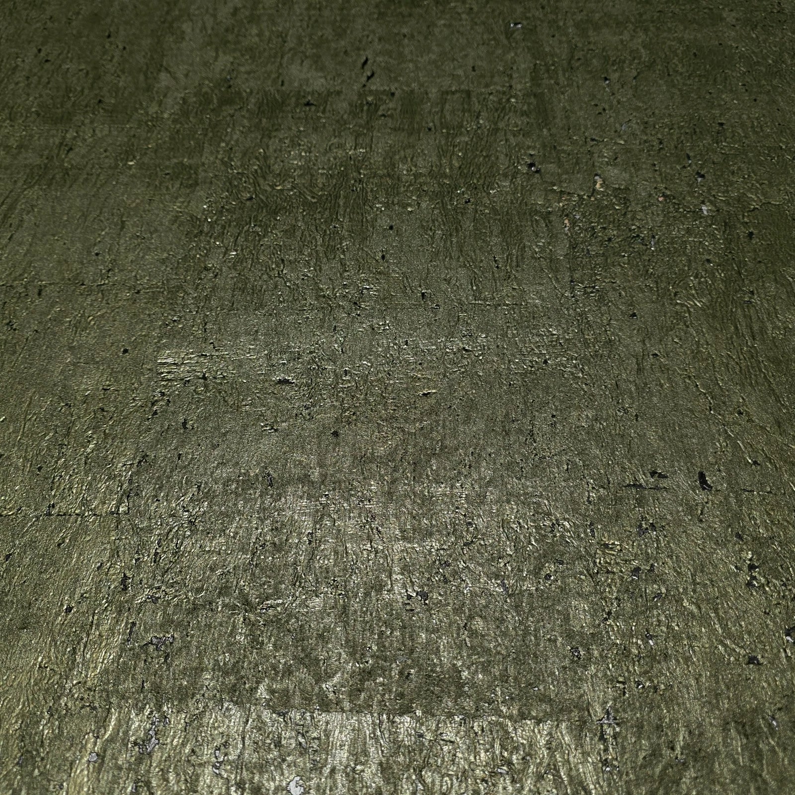 WM811KCS Real Natural cork organic dark Brass metallic black textured eco Wallpaper rolls