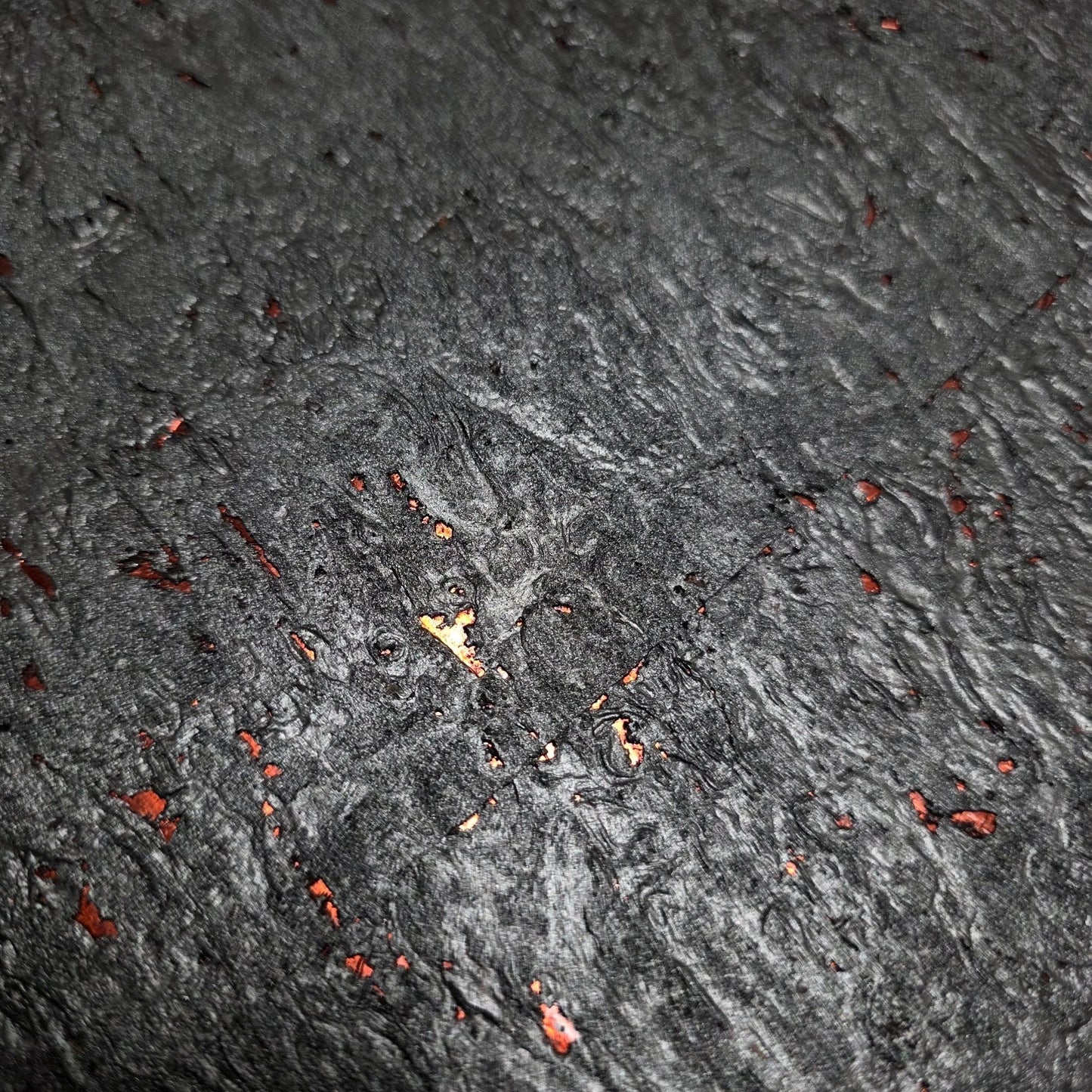 WM831KCC Real Natural cork Gray charcoal platinum copper metallic foil textured Wallpaper