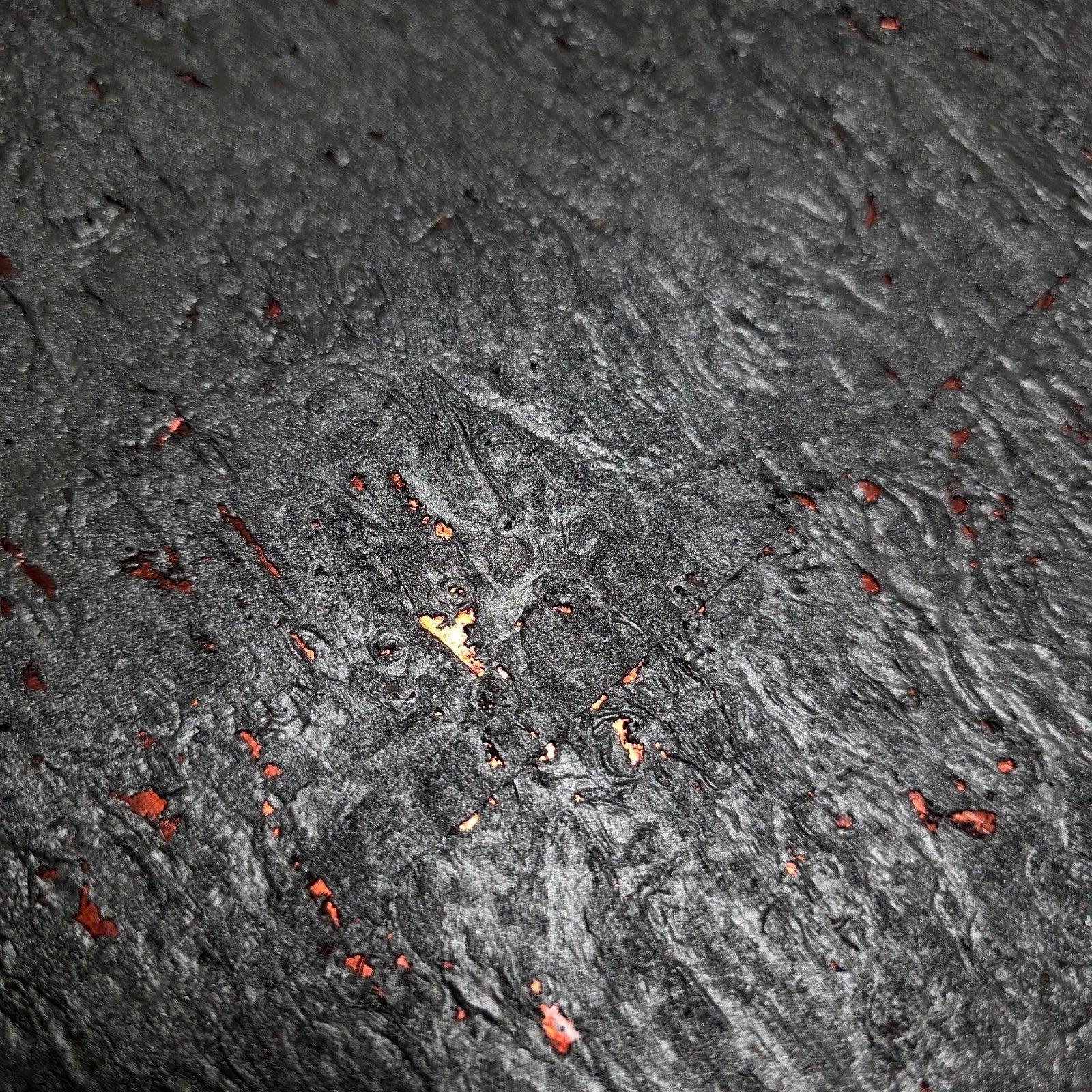 WM831KCC Real Natural cork Gray charcoal platinum copper metallic foil textured Wallpaper