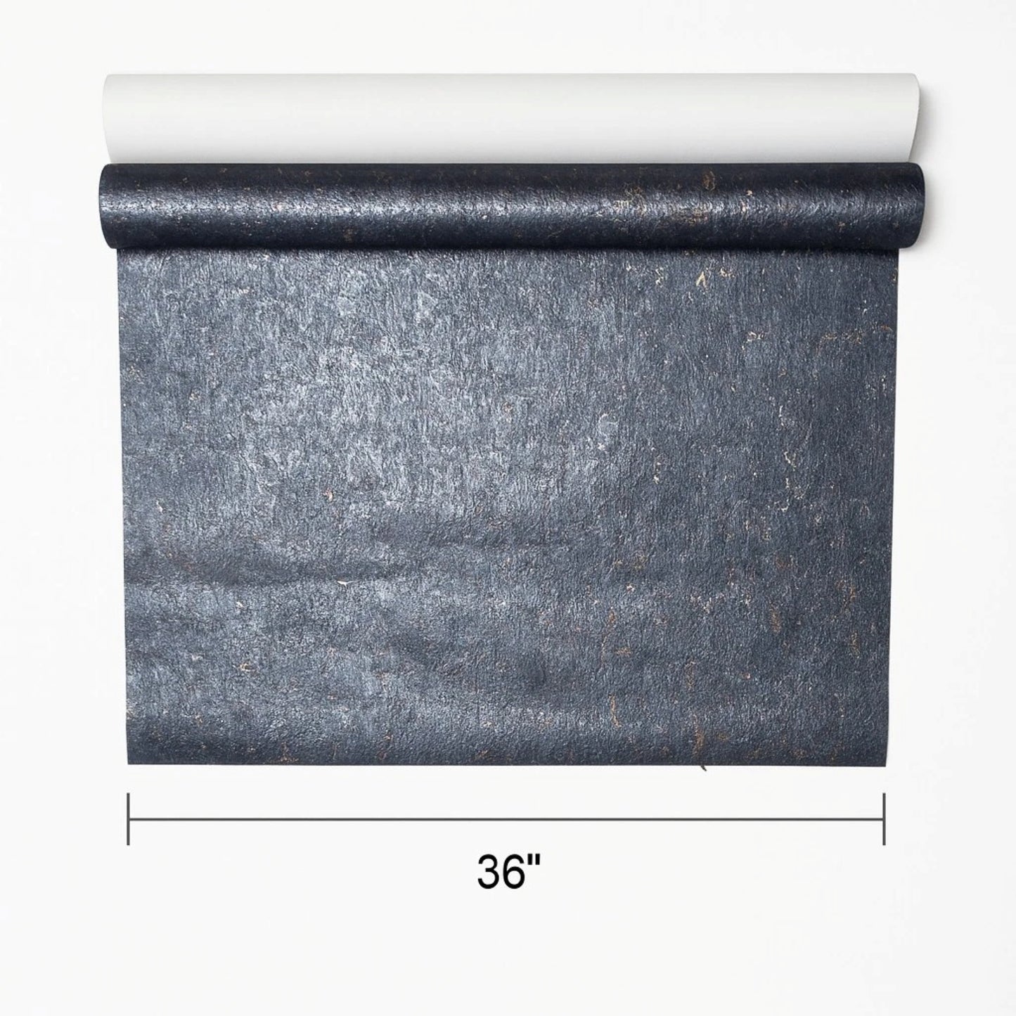 WM868KCG Real Natural cork Gray charcoal platinum gold metallic foil textured Wallpaper