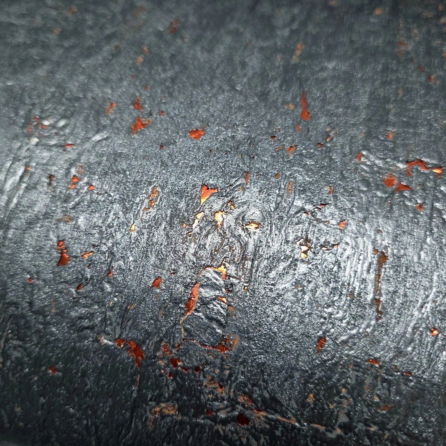 WM869KCC Real Natural cork Dark Gray platinum copper metallic foil textured eco Wallpaper