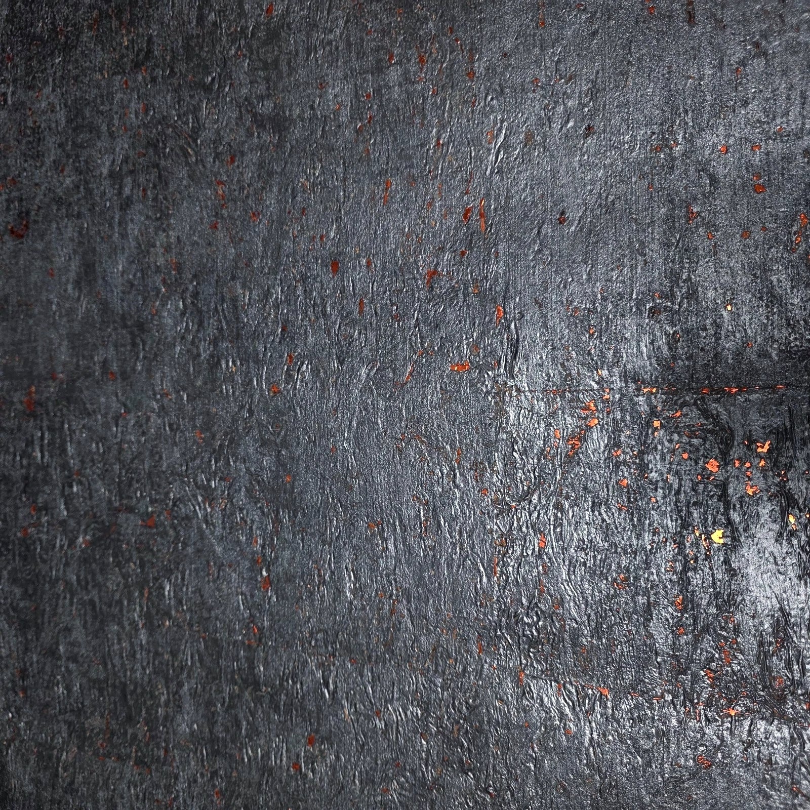 WM869KCC Real Natural cork Dark Gray platinum copper metallic foil textured eco Wallpaper