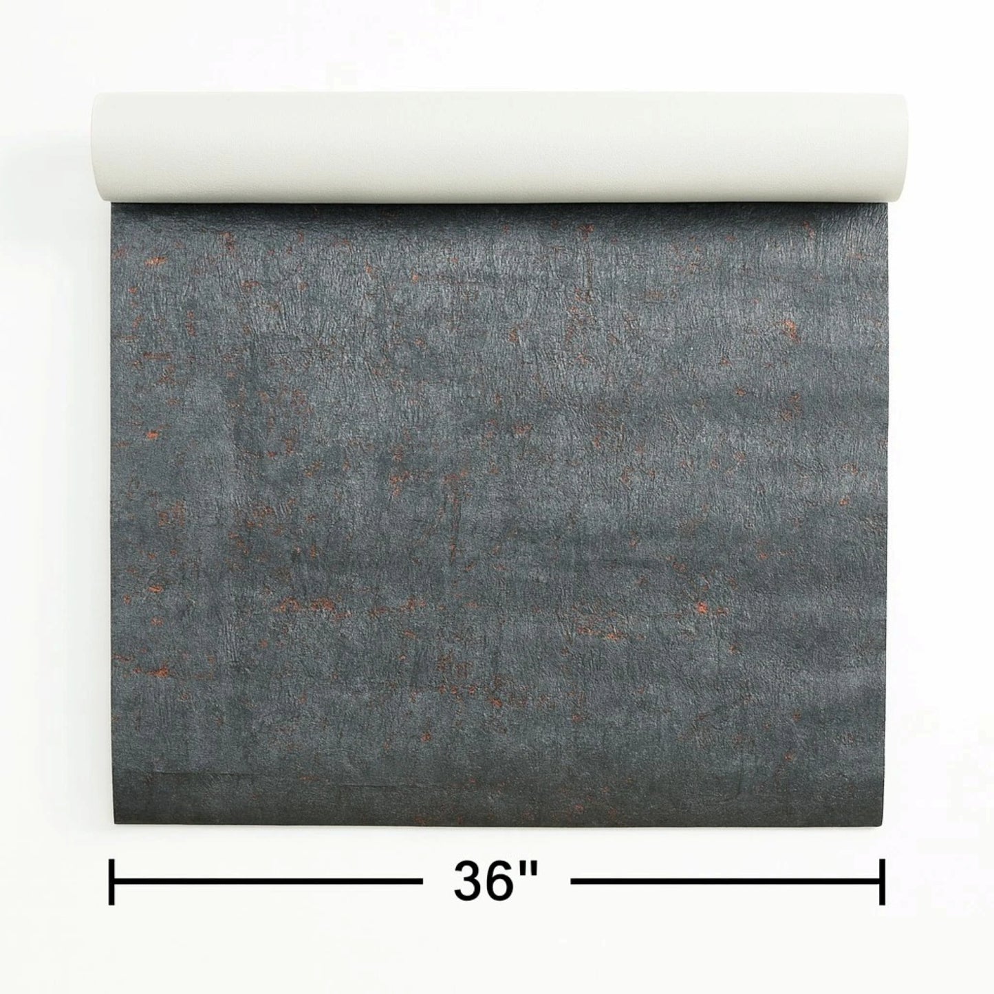 WM869KCC Real Natural cork Dark Gray platinum copper metallic foil textured eco Wallpaper