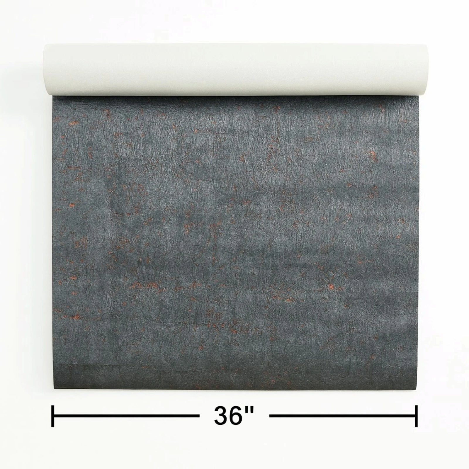 WM869KCC Real Natural cork Dark Gray platinum copper metallic foil textured eco Wallpaper